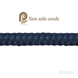 Scotta da 14  mm.Doppia Treccia Marlyn Blu Navy