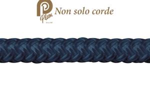 Scotta da 14  mm.Doppia Treccia Marlyn Blu Navy