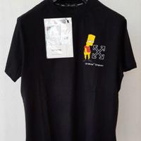 Off-white t-shirt tg-xl Simpson collection