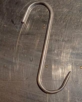 Gancio in acciaio inox - H = 18 cm