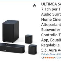 Soundbar ULTIMEA 7.1ch Home Cinema Subwoofer