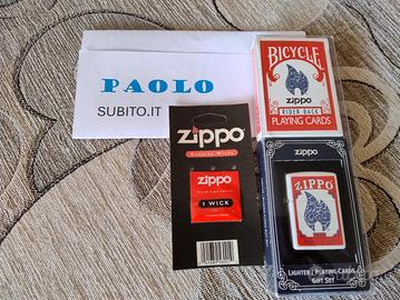 zippo set bicycle playing Cards 