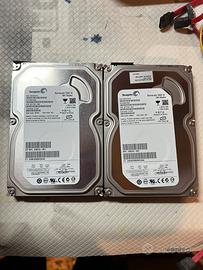 2 Hard Disk Sata 160Gb per PC fisso