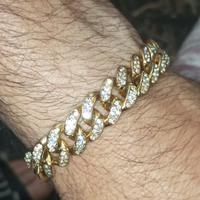 bracciale uomo con brillanti