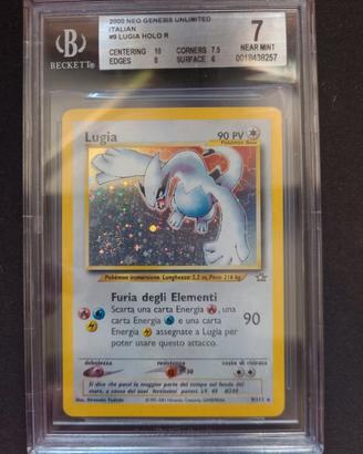 Pokémon Lugia Holo | 9/111 Neo Genesis ITA - BGS 7