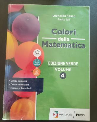 libro colori della matematica 4
