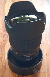 Sigma 20mm f/1.4 DG HSM Art - Attacco Canon EF