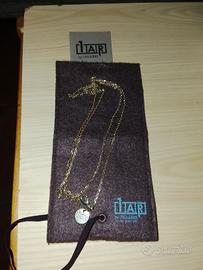 Collana placcata oro 750 elegante da donna