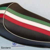Sella Gobba Nera Tricolore lungo Vespa 50 R L N Sp