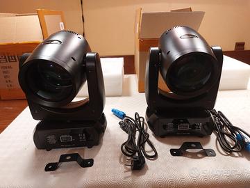 Coppia teste mobili PROFESSIONALI LED  200W