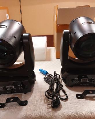 Coppia teste mobili PROFESSIONALI LED  200W