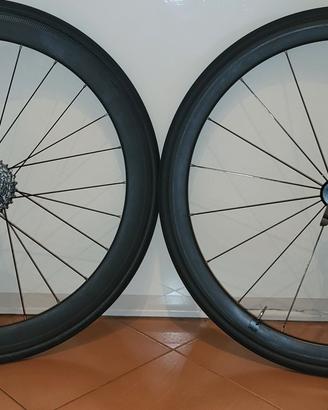 Coppia ruote in carbonio (rims)