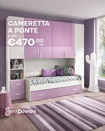 Cameretta a ponte - Pronta Consegna - Reti a doghe