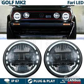 FARI a LED DRL Omologati Per VOLKSWAGEN GOLF MK2