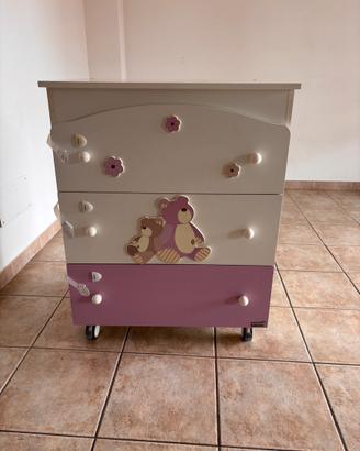 Cassettiera fasciatoio