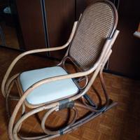 Sedia a dondolo anni 60