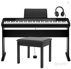 CASIO Set CDP130 Silver Pianoforte Digitale / Supp