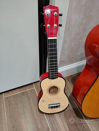 Chitarra acustica, e ukulele