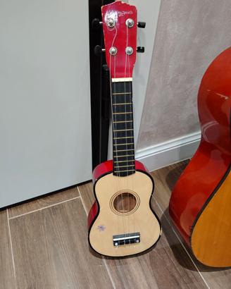 Chitarra acustica, e ukulele