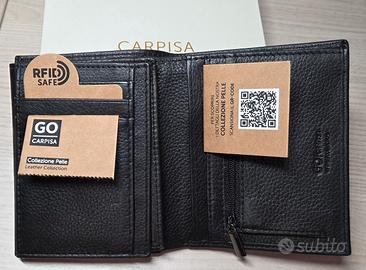 GO Carpisa Portafoglio uomo pelle nero RFID