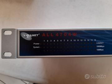 Switch Allnet ALL4704W 16 porte 10/100/1000 M