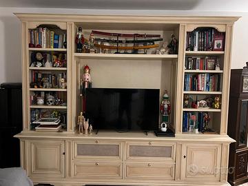 mobile salotto legno massello 