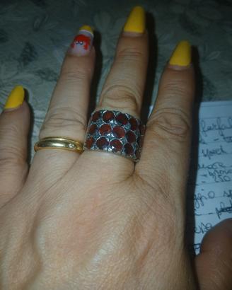 anello 925, 14 gr, 15 granatieri, dopoguerra, 