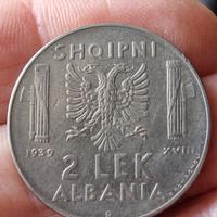 Moneta 2 Lek Albania 