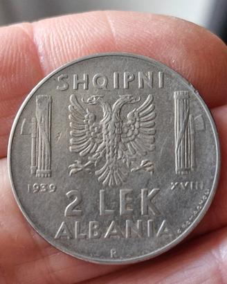 Moneta 2 Lek Albania 