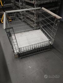 ceste in acciaio per bottiglie  vino