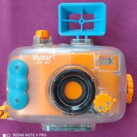 fotocamera analogica + custodia subacquea 