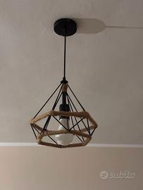 Lampadario corda da taverna