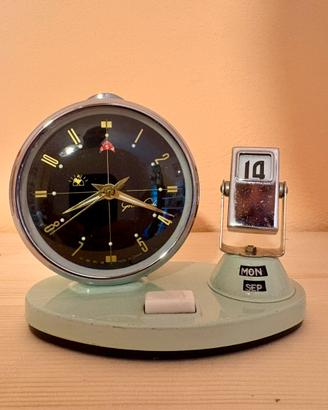 Sveglia Vintage Space Age Golden Cock Anni 70