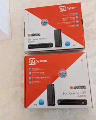 Lotto due decoder TELESYSTEM TS6282