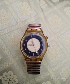 Orologio Swatch con cinturino in metallo vintage