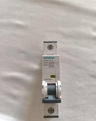 magnetotermico 10A classe C 1polo