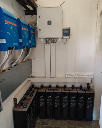 IMPIANTO BACKU VICTRON TRIFASE COMPLETO 9kVA + BAT