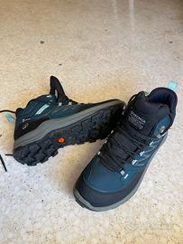 Scarpe trekking MH100 impermeabili verdi tg. 41