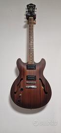 chitarra mancina ibanez semiacustica
