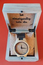 Orologio legno UOMO
