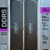 RAM DDR5 CRUCIAL PRO 6000mhz 32gb (2x16gb) cl36