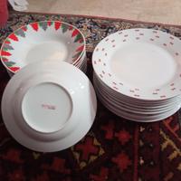 servizio piatti natalizio in ceramica Nataluna