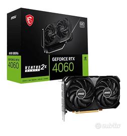 MSI GeForce RTX 4060 VENTUS 2X BLACK