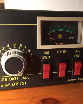 Amplificatore valvolare  cb 27 mhz zetagi bv131