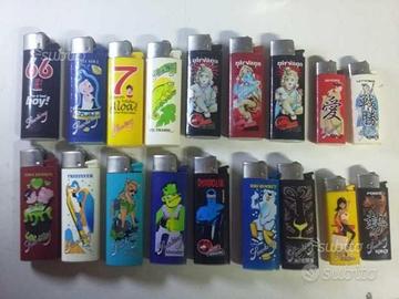 Stock accendini misti da collezione smoking