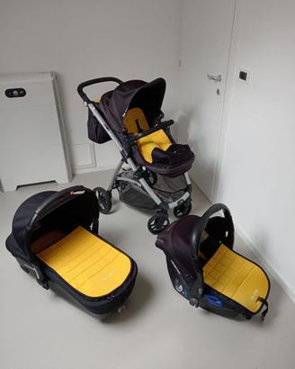 PASSEGGINO TRIO BE COOL SLIDE COMPLETO DI TUTTO