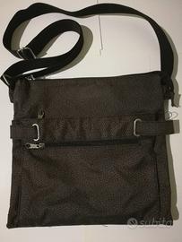 Borsetta marrone finta pelle 22 x 22 cm