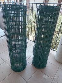 Rete metallica plastificata