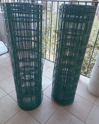 Rete metallica plastificata
