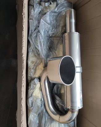 scarico quicksilver in titanio per  lotus